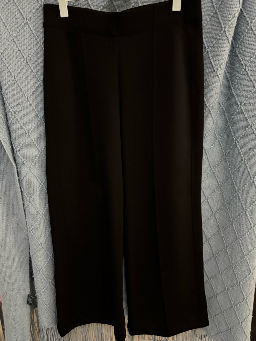Christian Siriano Black Wide-Leg Dress Pants